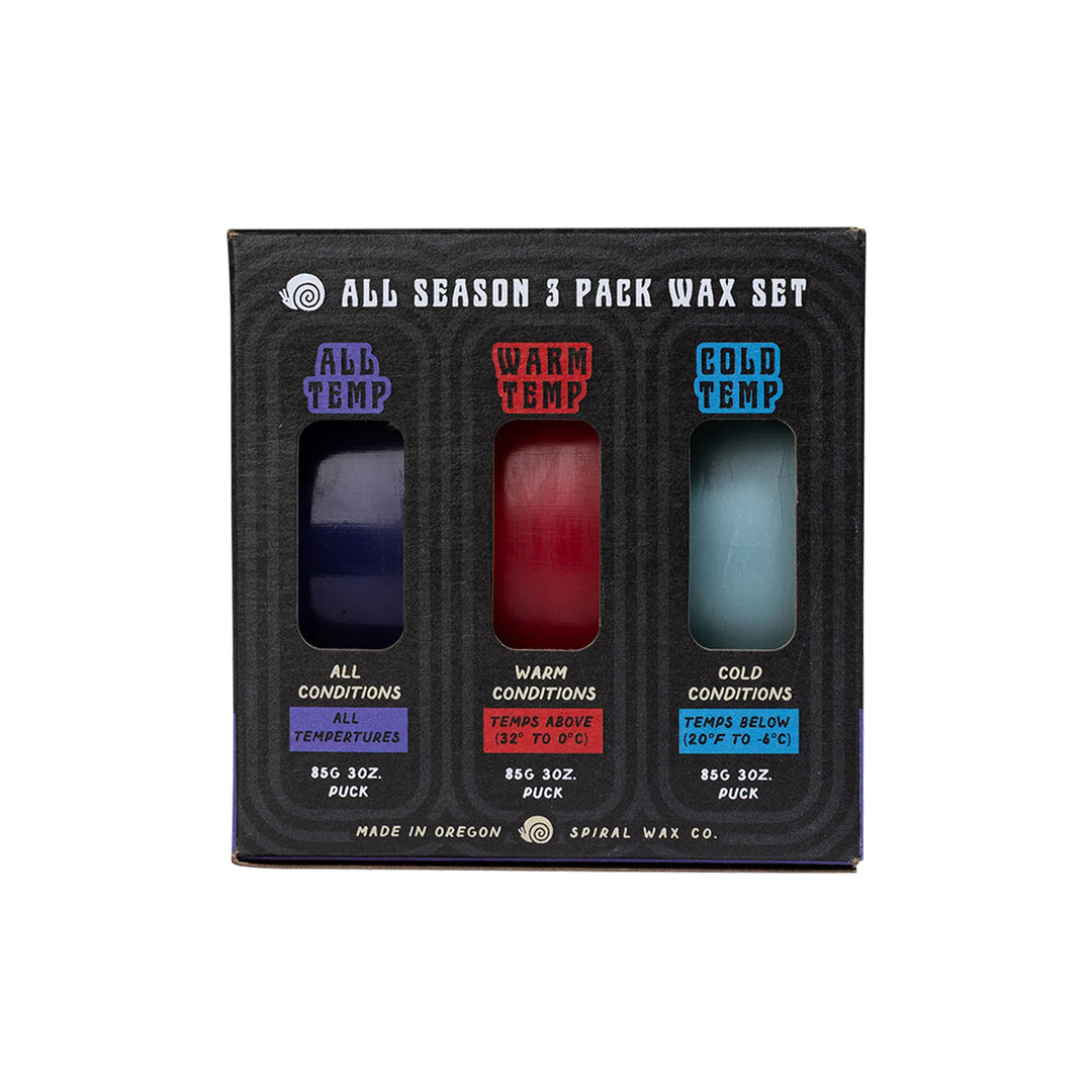 Spiral Wax Co. Wizard Wax 3 Pack Warm/All/Cold
