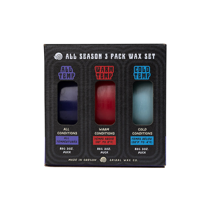 Spiral Wax Co. Wizard Wax 3 Pack Warm/All/Cold