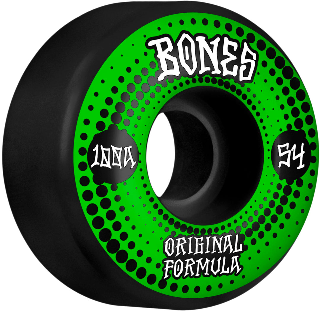 Bones OG Formula V4 Wide Wheels Black 100A 54mm