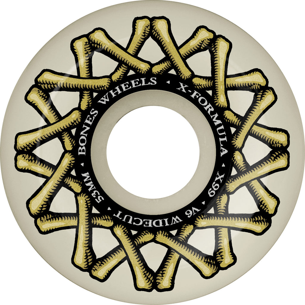 Bones X-Formula V5 Sidecut Skateboard Wheels | Tactics