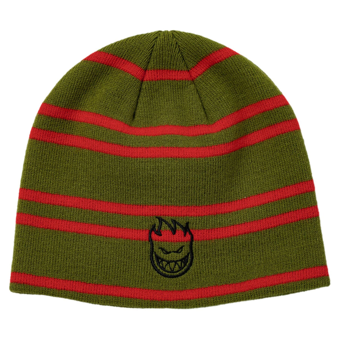 Spitfire Bighead Skully Beanie Olive/Red/Black