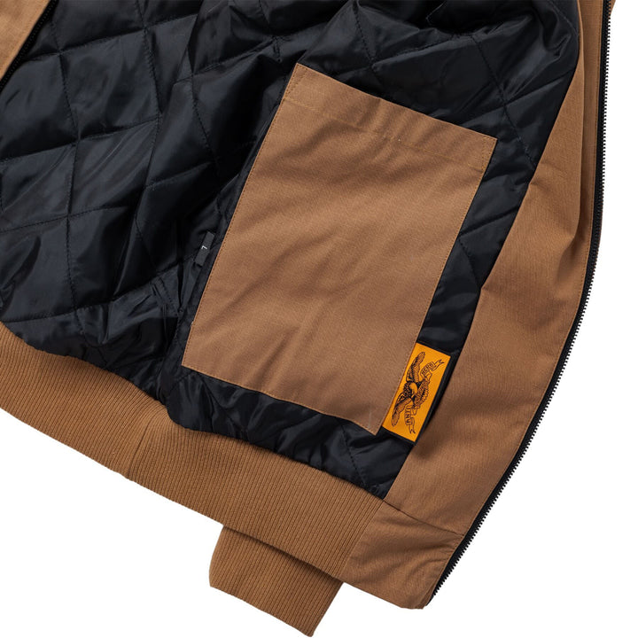 Anti Hero Basic Eagle Ripstop Jacket Brown/Orange