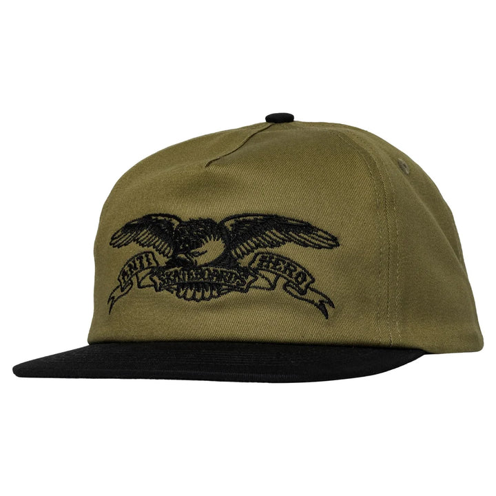 Anti-Hero Basic Eagle Snapback Tan/Black