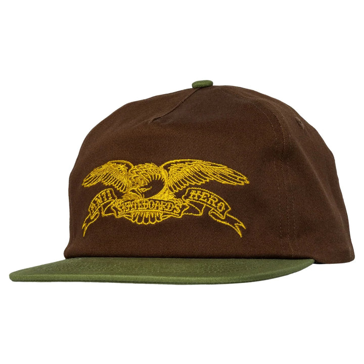 Anti-Hero Basic Eagle Snapback Brown/Gold