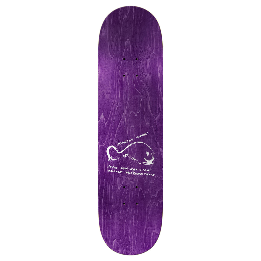 There Skate Shop Day 2025 Torres Into the Wild Deck White 8.06"