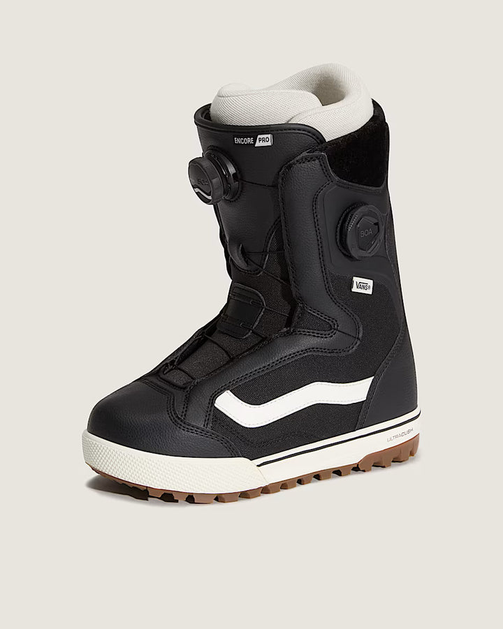 Vans Encore Pro Snowboard Boots Black/Marshmallow White