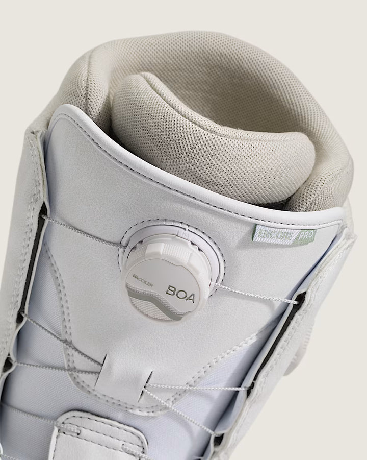 Vans Encore Pro Snowboard Boots White/Olive Grey