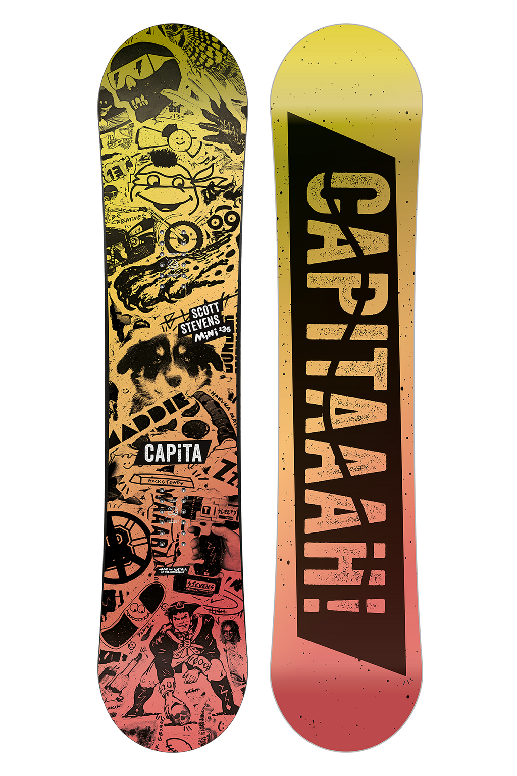 capita micro mini snowboard Capita Youth Scott Stevens Mini Snowboard 2026 135