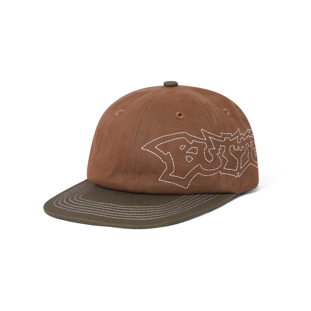 Butter Goods Yard 6 Panel Cap Brown/Army