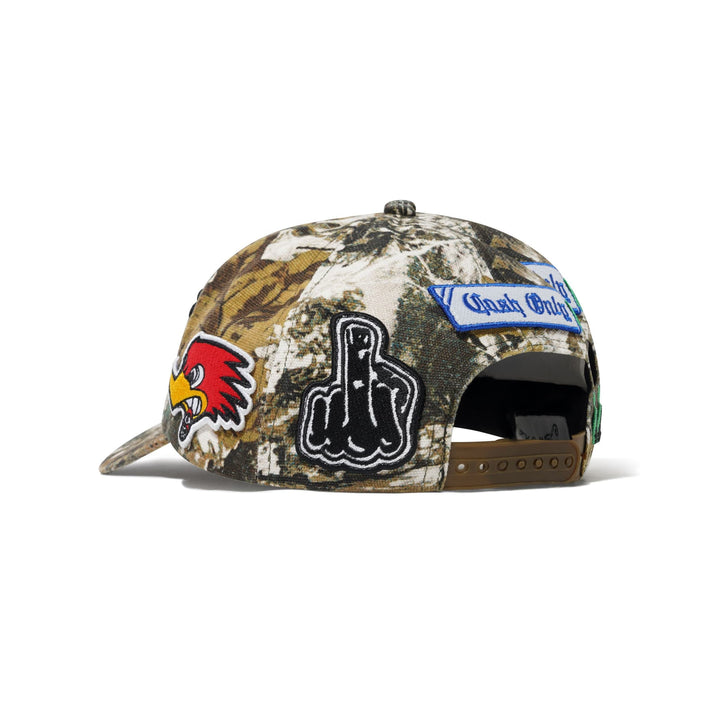 Cash Only Service 6-Panel Hat (Foliage Camo)