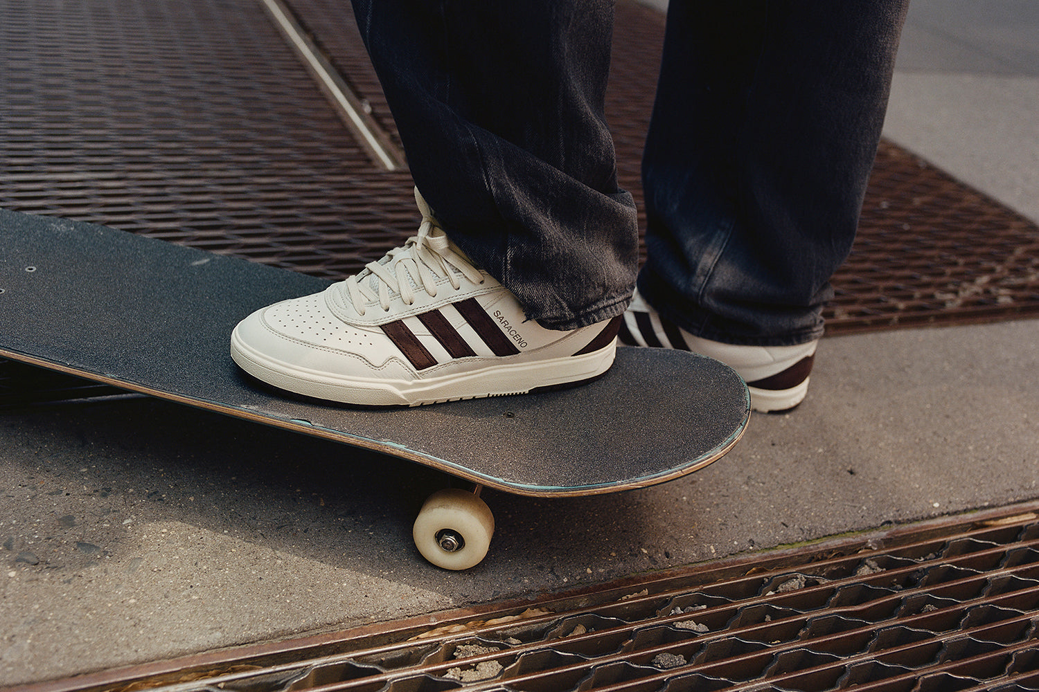 Adidas Tyshawn II x Zach Saraceno Crystal White/Shadow Brown