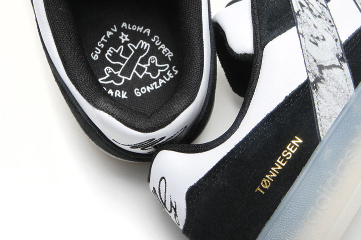 Adidas Aloha Super x Gustav Tønnesen (Core Black / Cloud White / Chalk White)