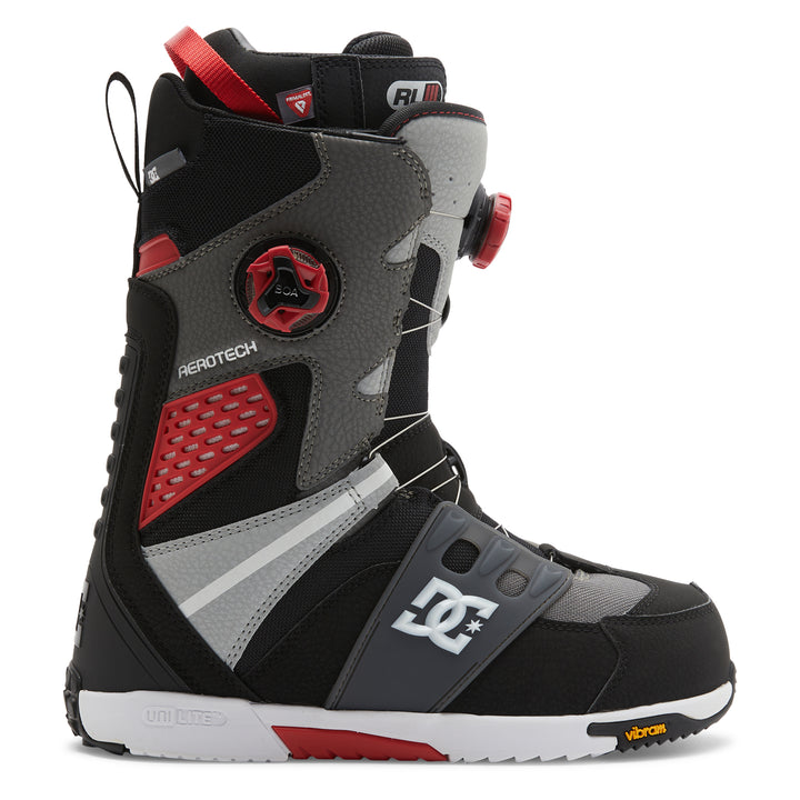 DC Phantom Snowboard Boots Black/Grey/Red