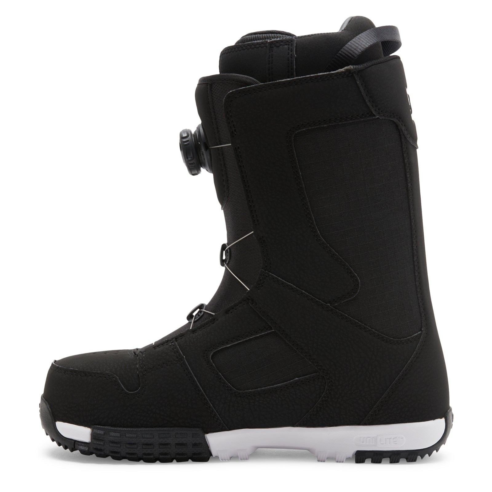 DC Phase BOA Pro Snowboard Boots Black/Black/White – Eastern