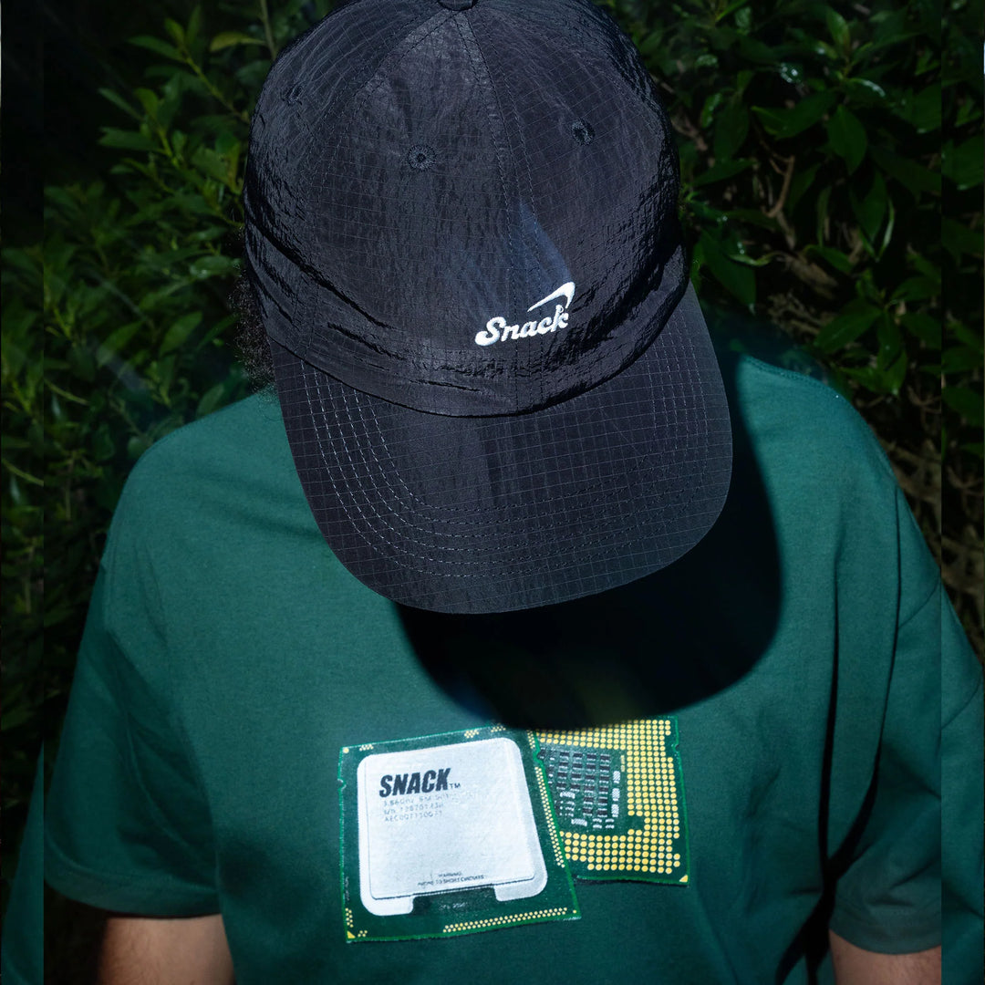 Snack Alive Ripstop Hat Black