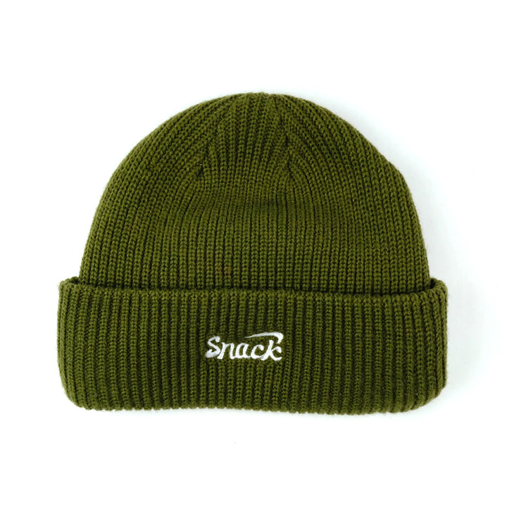 Snack Alive Jeep Beanie Olive