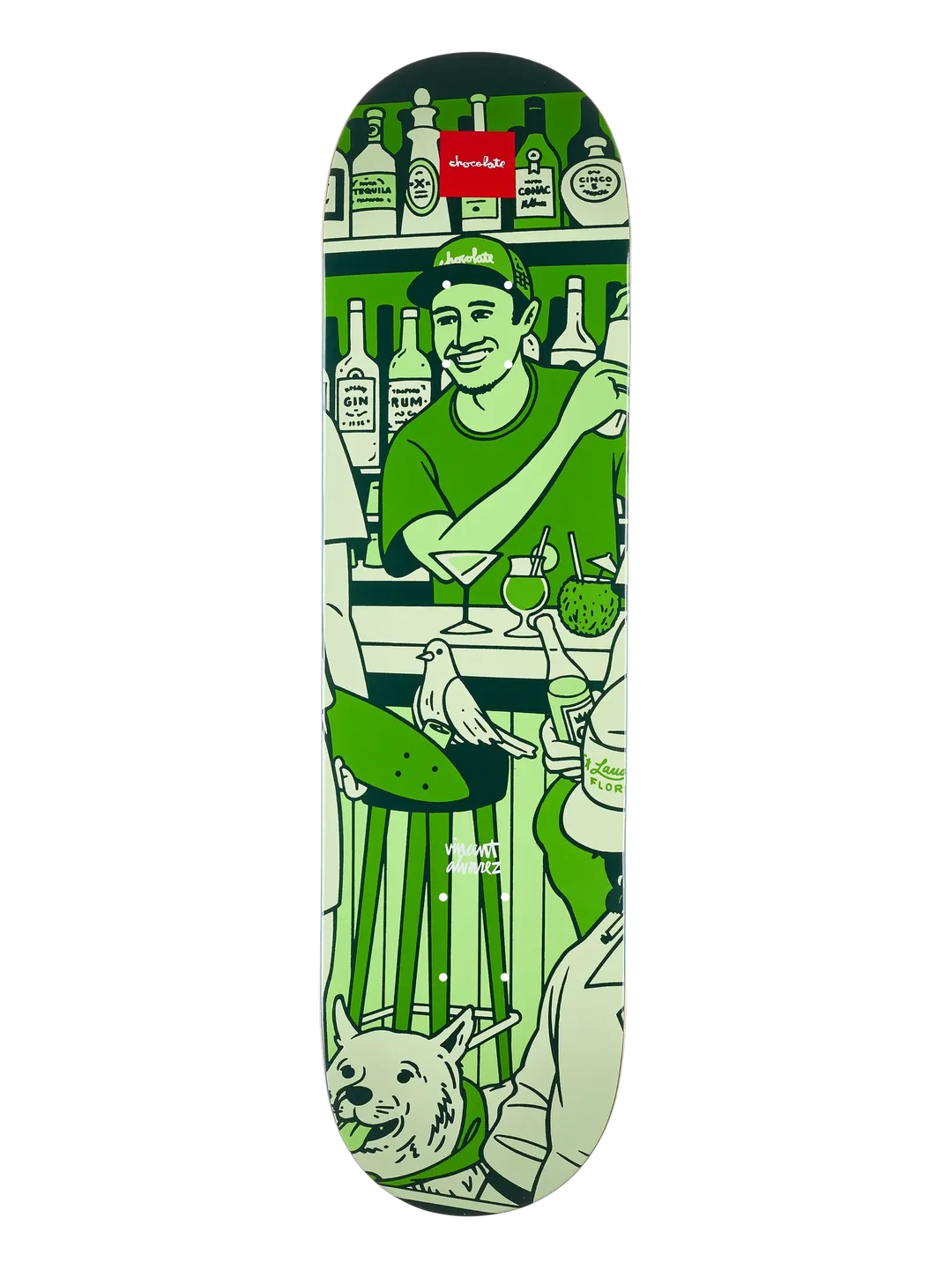 Chocolate Alvarez Bar Series III Deck 8.25"