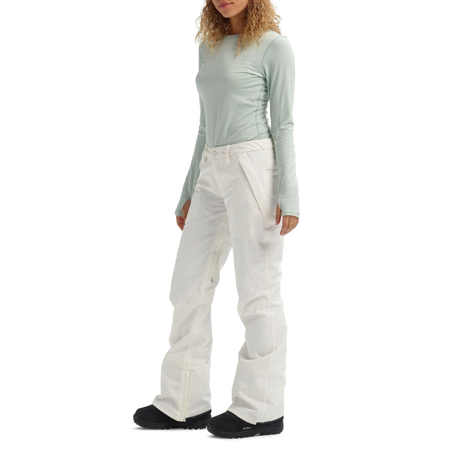 Burton Womens Society Pant Stout White – Eastern Boarder