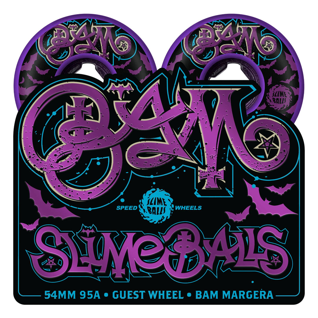 Slime Balls Bam Margera Guest Hardline Wheels 95a 54mm
