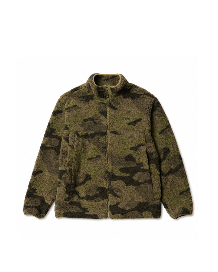 Howl Berber Fleece Washed Camo