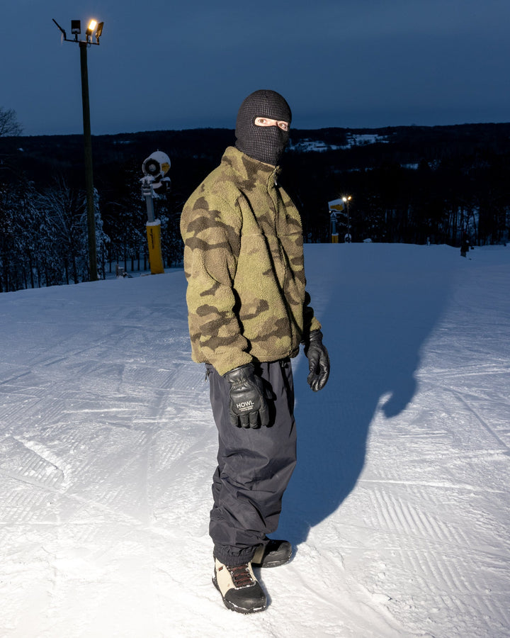 Howl Berber Fleece Washed Camo