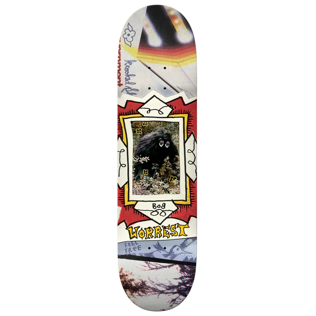 Krooked Worrest Bigfoot Twin Tail Slick Deck 8.3"