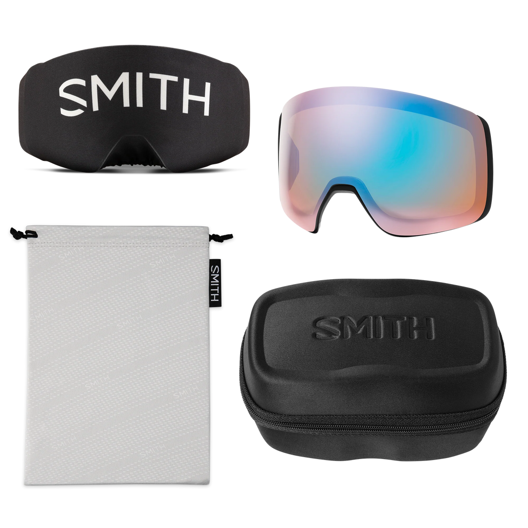 Smith 4D MAG XL Black Chroma Pop™ Everyday Blue Mirror Lens