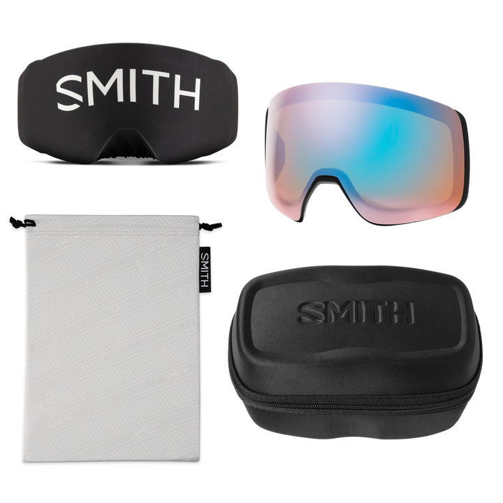 Smith 4D MAG XL Black Chroma Pop™ Everyday Blue Mirror Lens