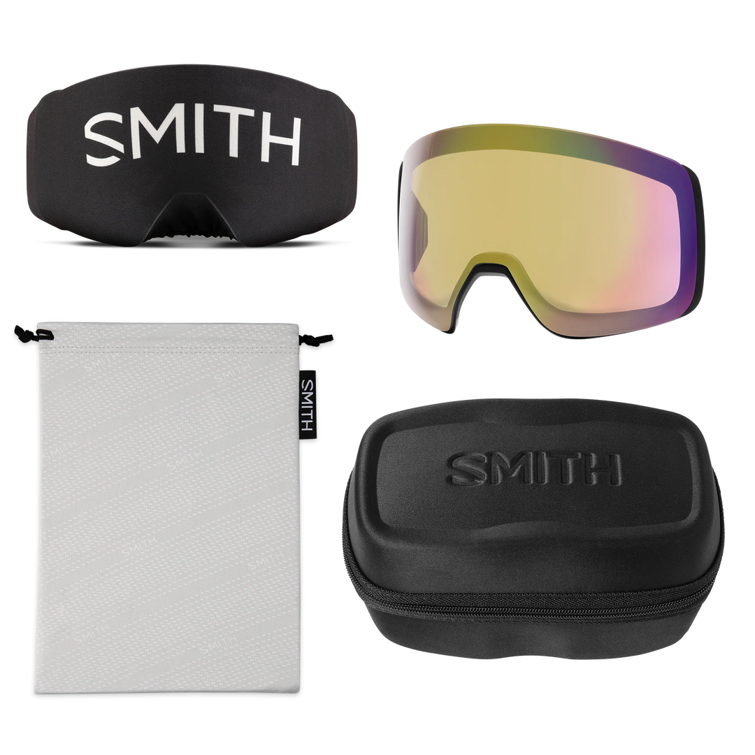 Smith 4D MAG XL Black Chroma Pop™ Everyday Red Mirror Lens