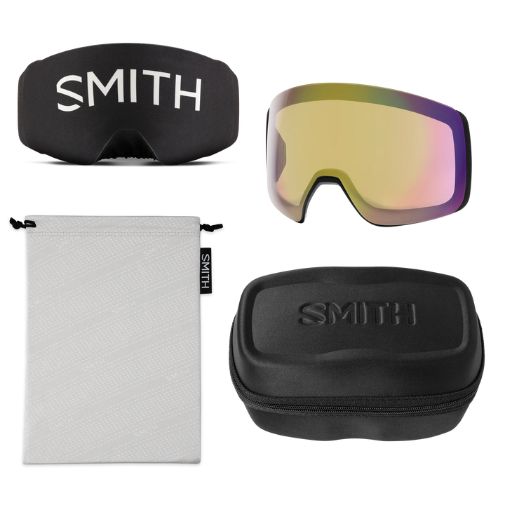 Smith 4D MAG XL Black Chroma Pop™ Everyday Red Mirror Lens