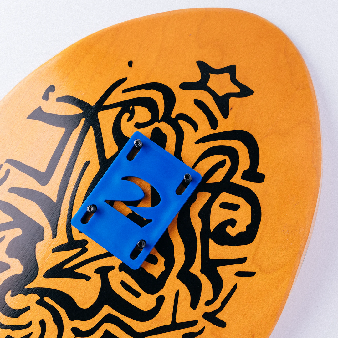 2 Riser Pads Blue