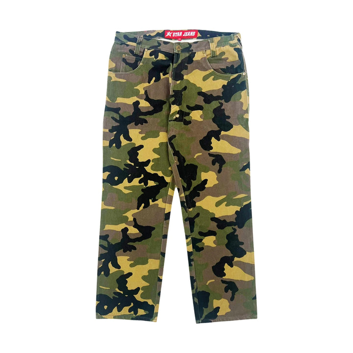 Carpet C-Star Denim Pants Camo