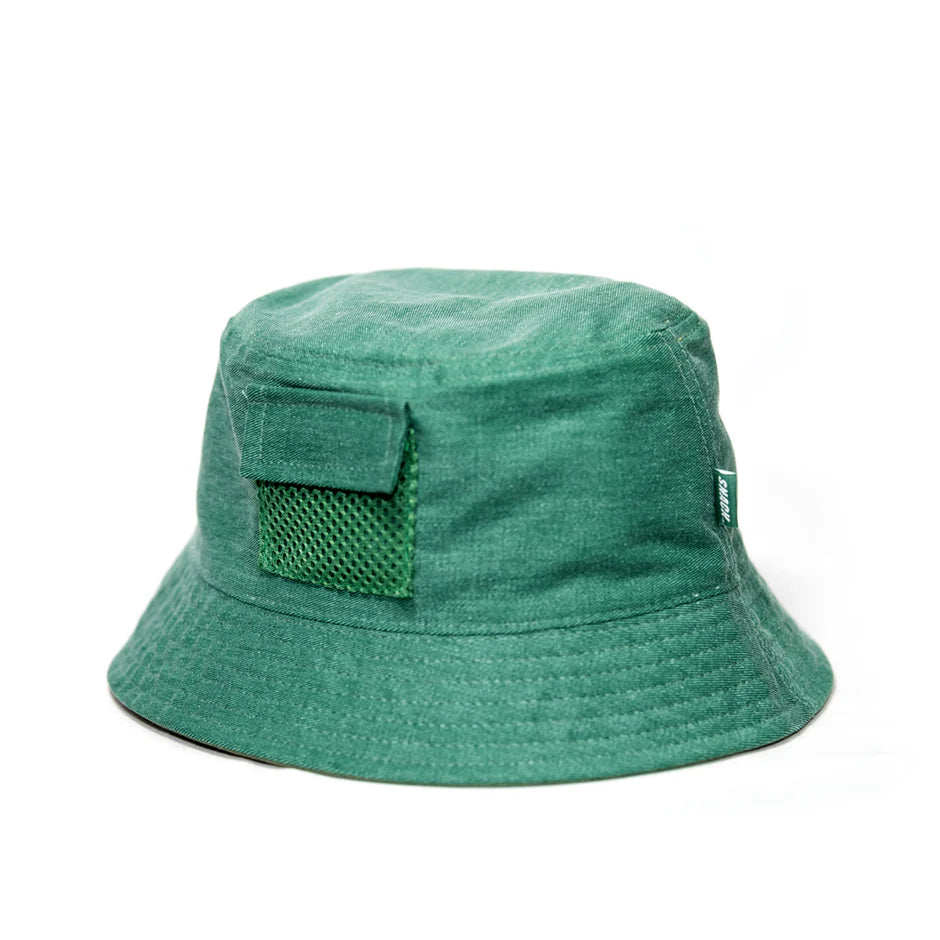 Snack Citrus Reversible Bucket Hat Olive/Jade