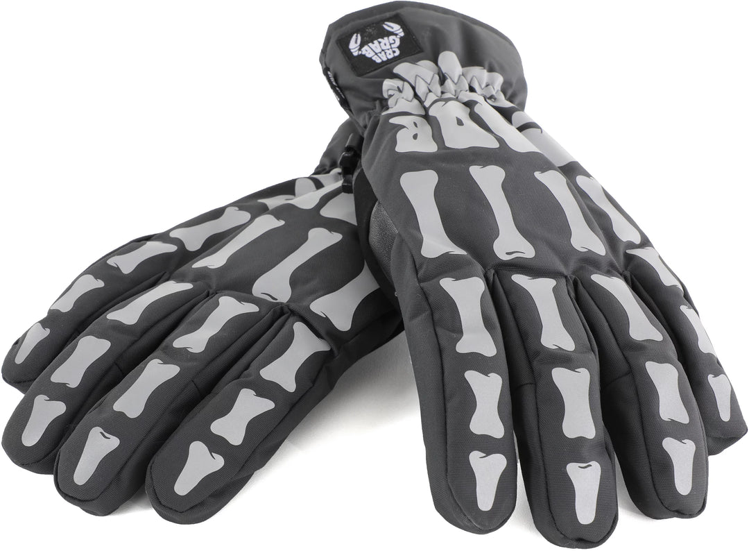 Crab Grab Five Glove Bones Reflective