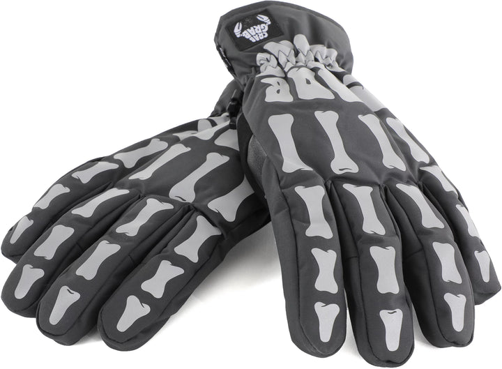 Crab Grab Five Glove Bones Reflective