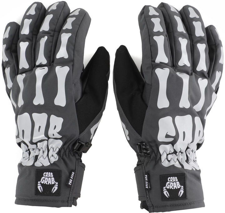 Crab Grab Five Glove Bones Reflective