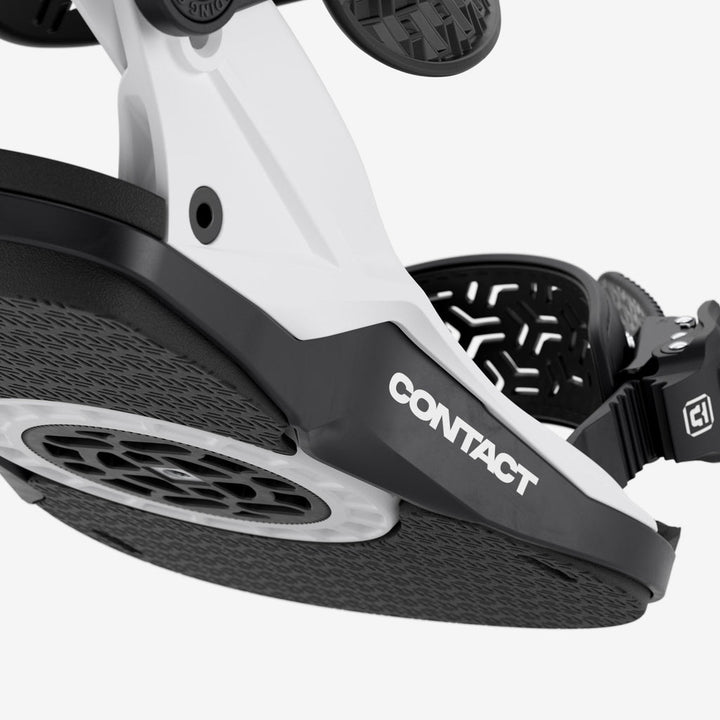 Union Contact Snowboard Bindings White