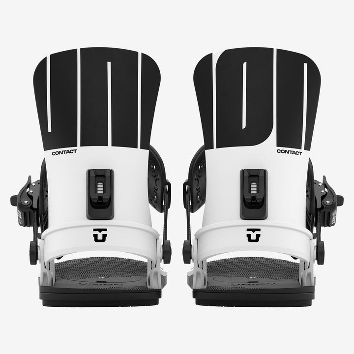 Union Contact Snowboard Bindings White