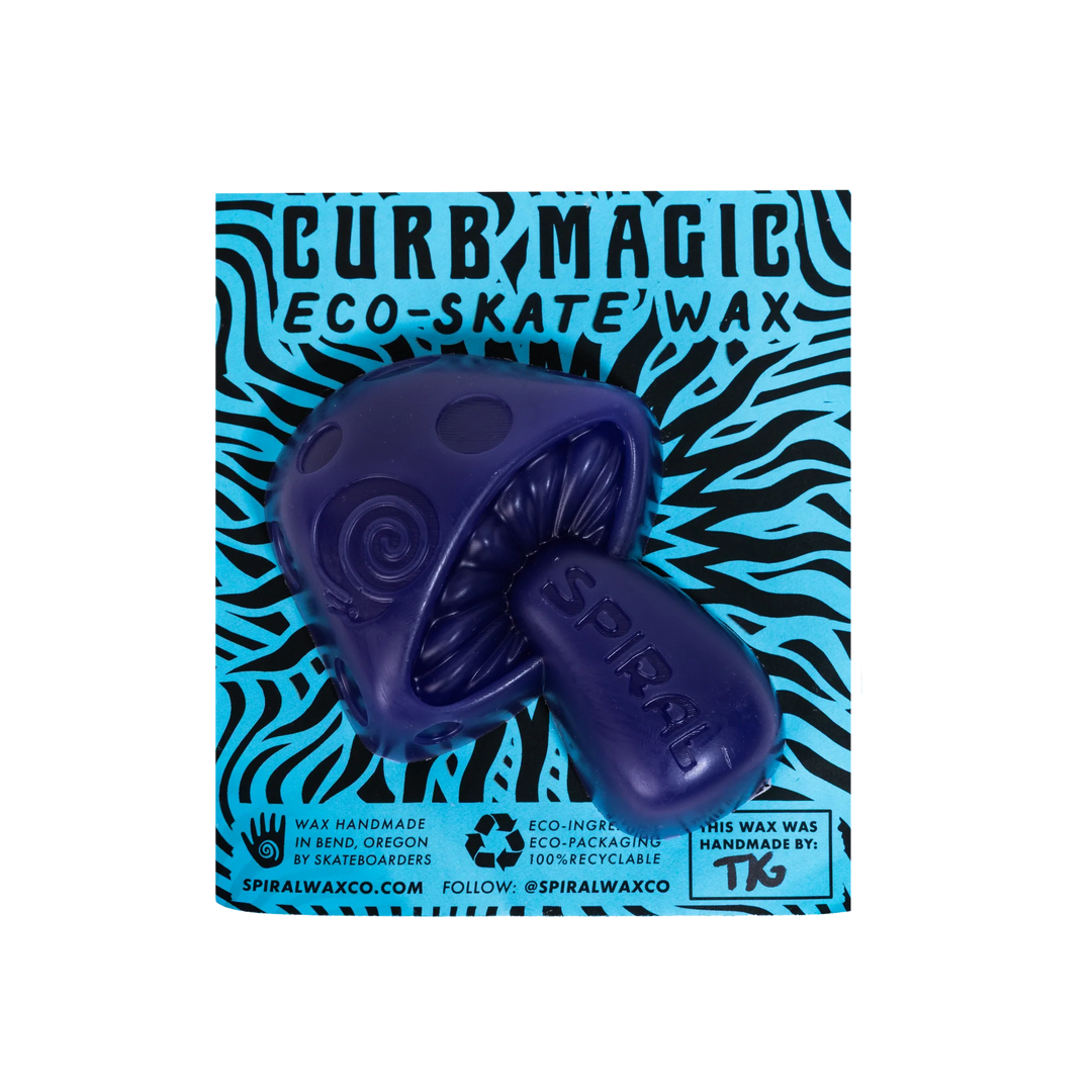 Spiral Wax Co. CURB MAGIC - MAGIC MUSHROOM ECO-SKATE WAX