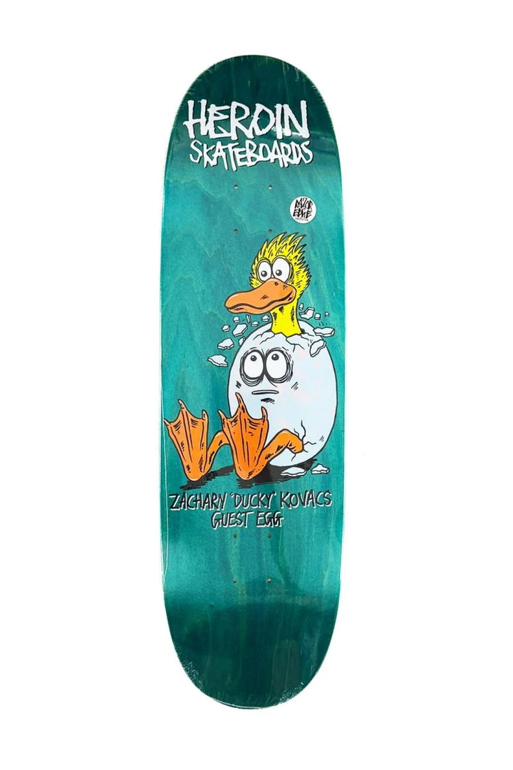 Heroin Zachary Ducky Kovacs Guest Egg Deck 9.125"