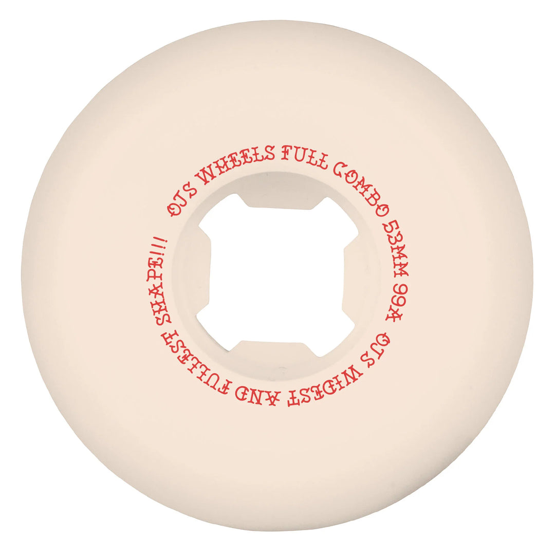 OJ Wheels Team Elite Full Combo White 99a 53mm