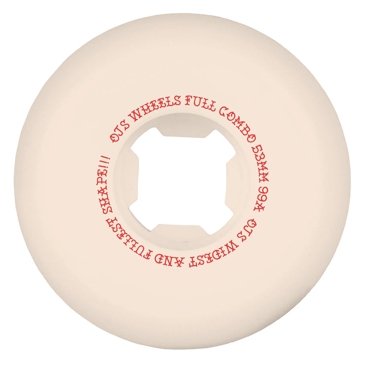 OJ Wheels Team Elite Full Combo White 99a 53mm