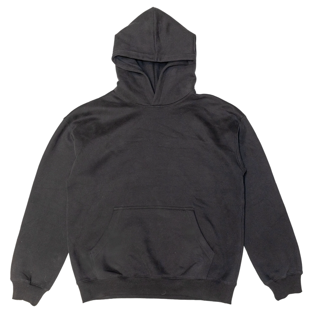 Skate Jawn Embossed Sewer Cap Hoodie Black