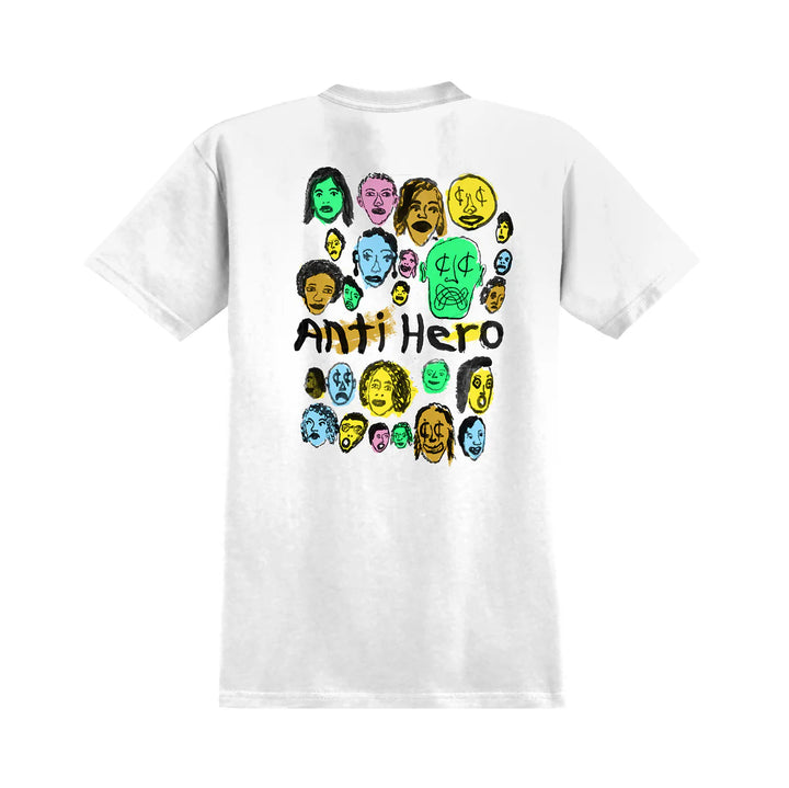 Anti-Hero Expressions Bongo T-Shirt White