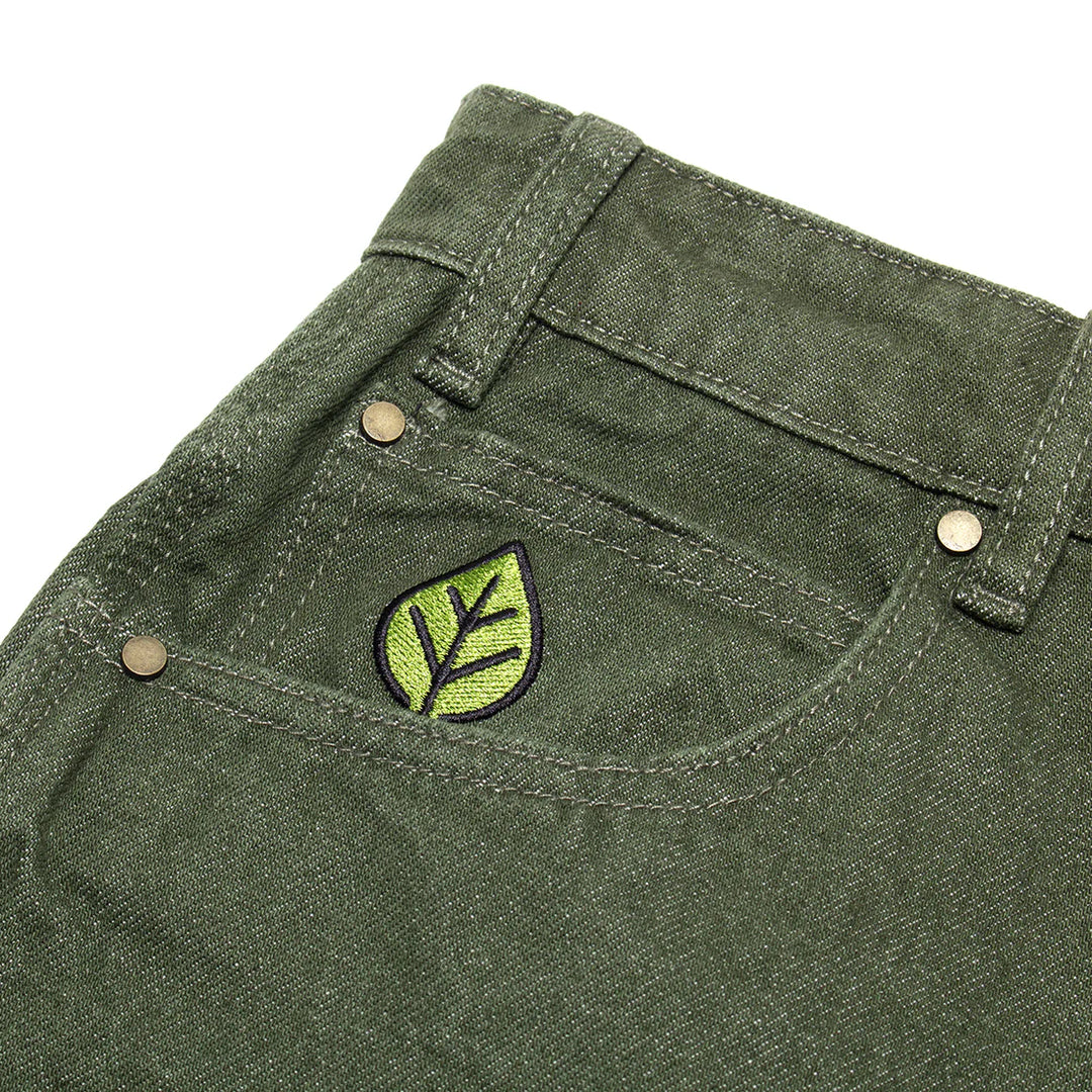 Butter Goods Weathergear Denim Shorts Faded Army