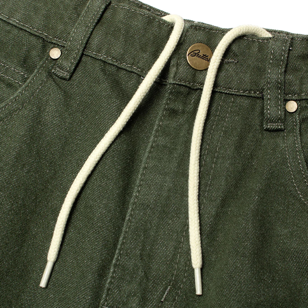 Butter Goods Weathergear Denim Shorts Faded Army