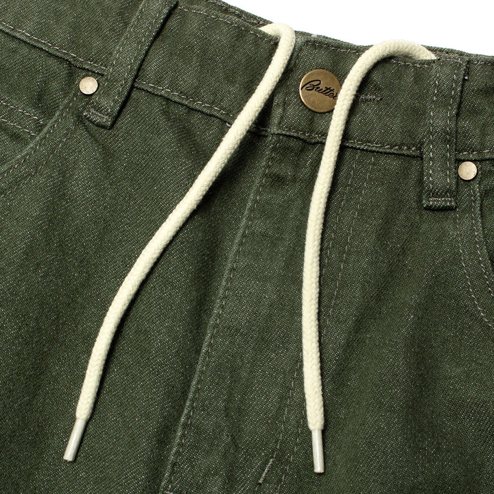 Butter Goods Weathergear Denim Shorts Faded Army