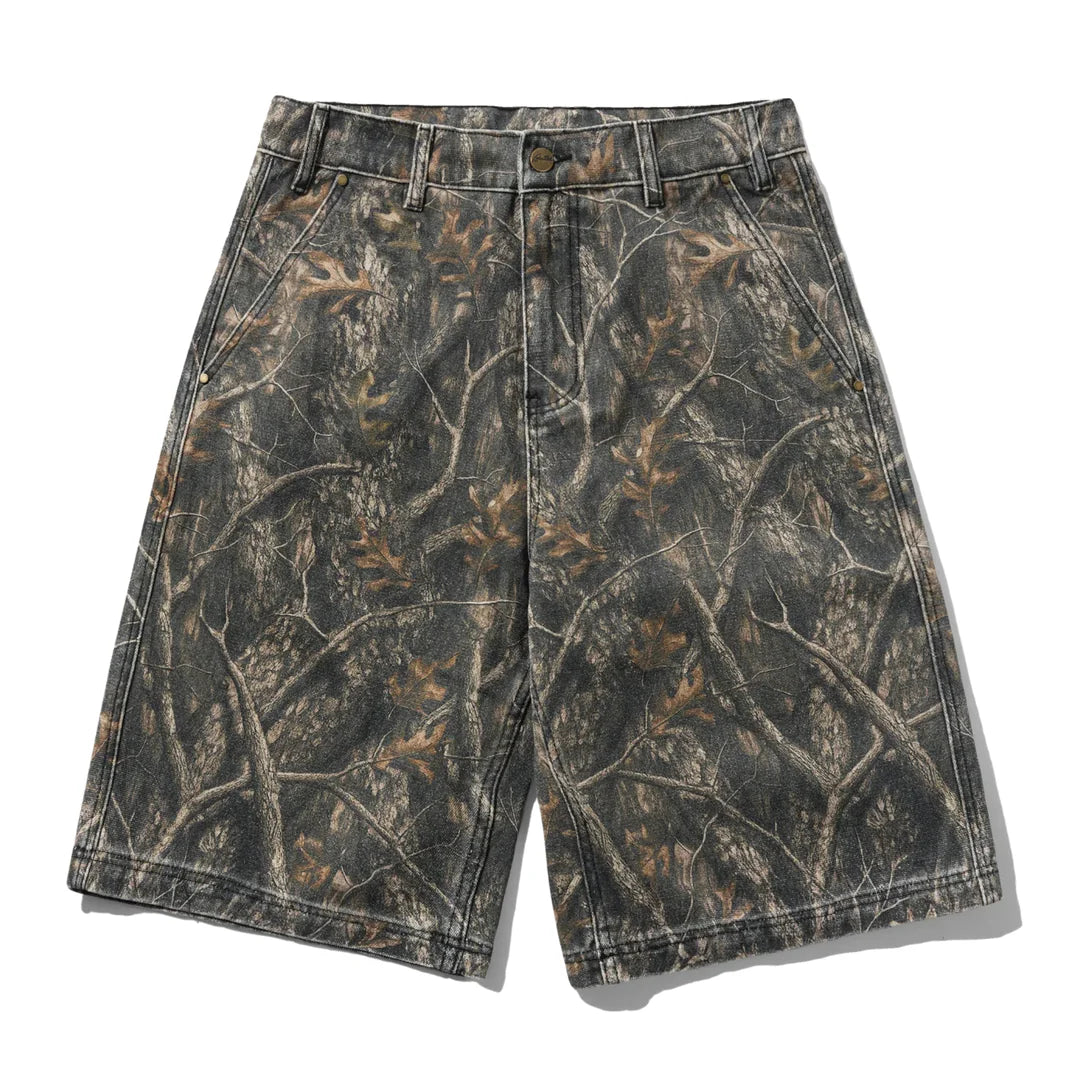 Butter Goods Work Shorts Forest Camo