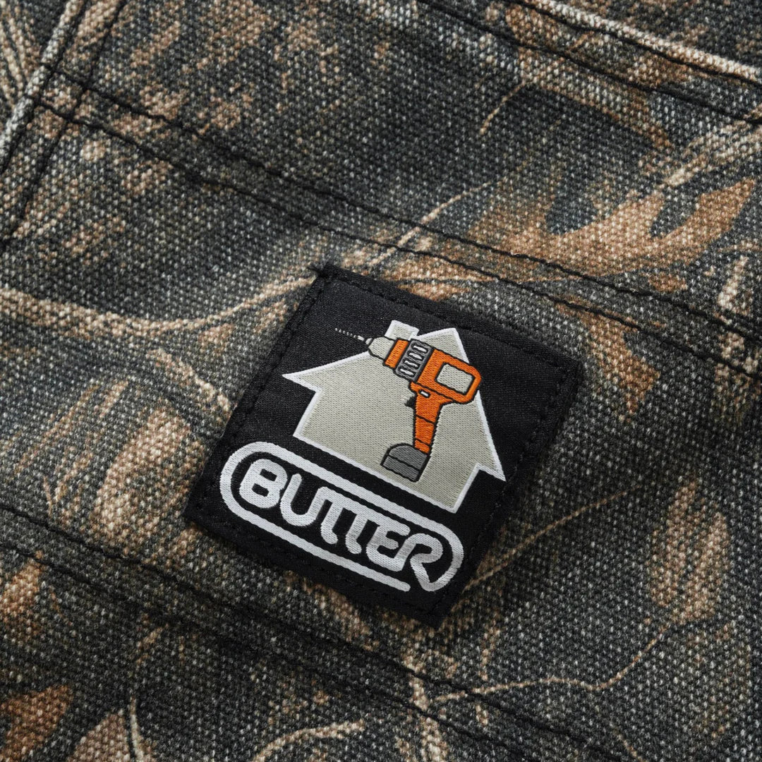 Butter Goods Work Shorts Forest Camo