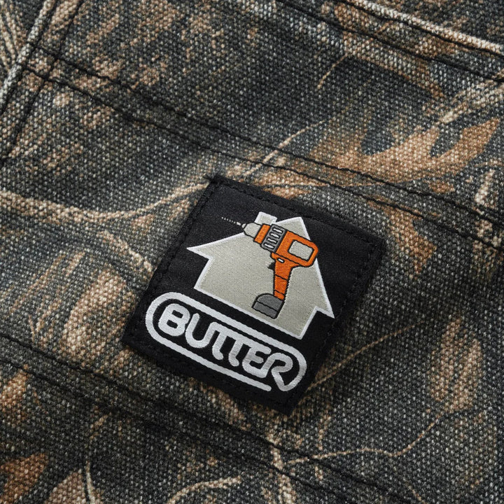 Butter Goods Work Shorts Forest Camo
